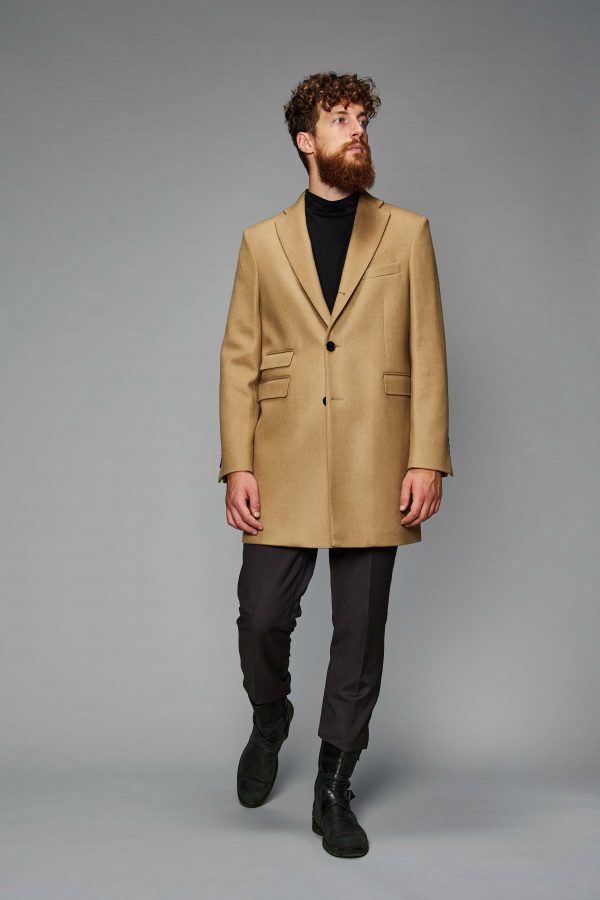 cappotto smith cammello