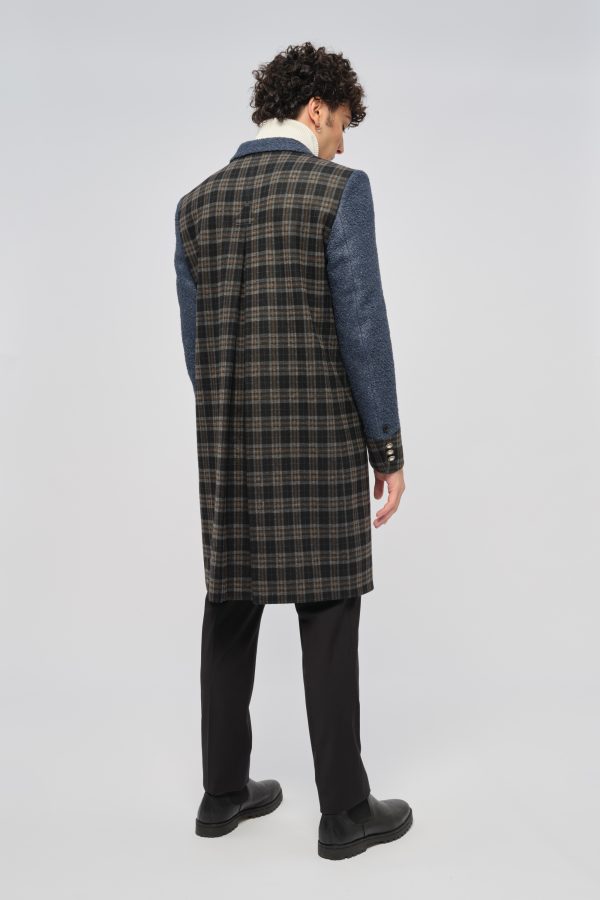 COAT DWAYNE CHECK WOOL