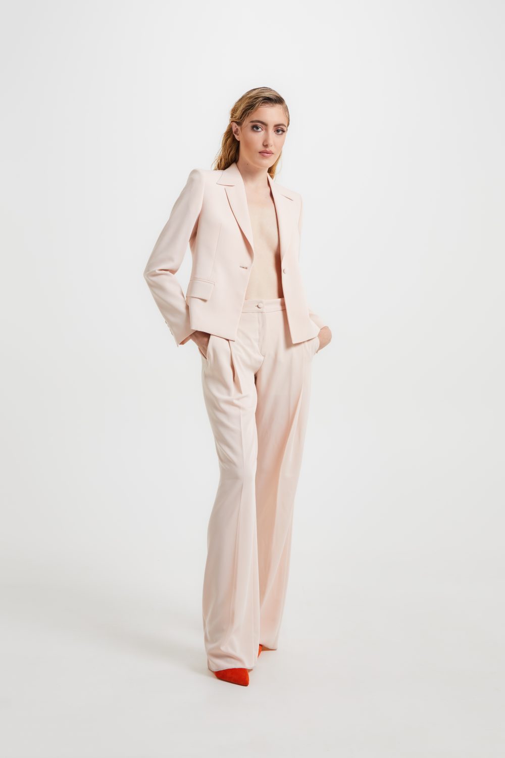 suit brooke pink woman