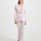 SUIT SUNNY WHITE WITH FUCSIA PINSTRIPES